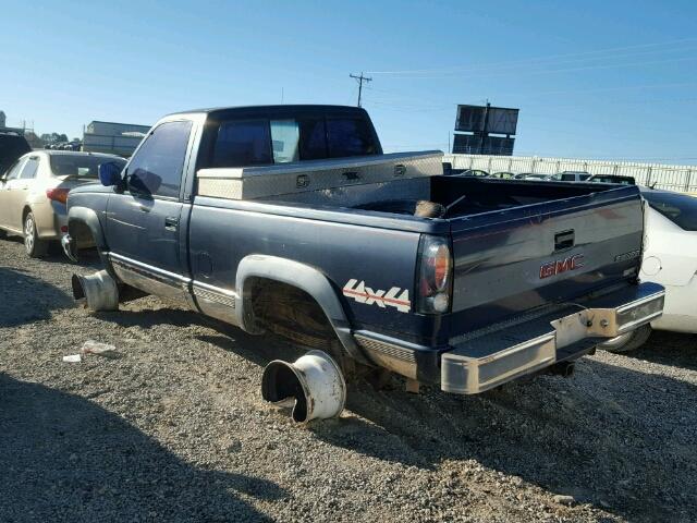 1GTDK14K2KZ529526 - 1989 GMC SIERRA K15 BLUE photo 3