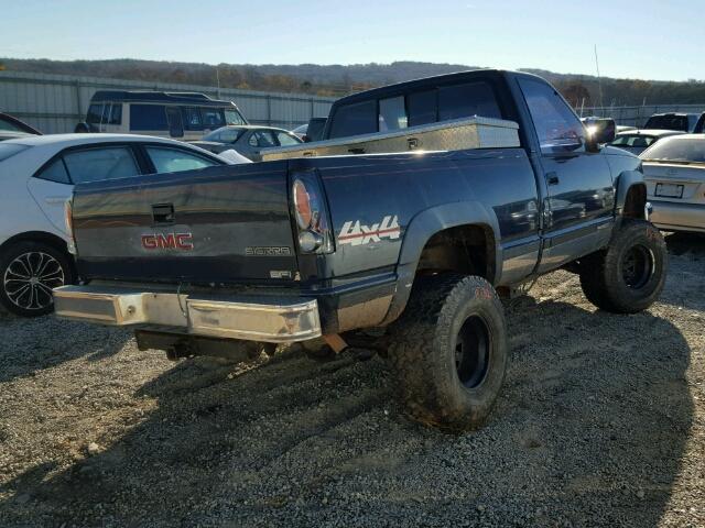 1GTDK14K2KZ529526 - 1989 GMC SIERRA K15 BLUE photo 4