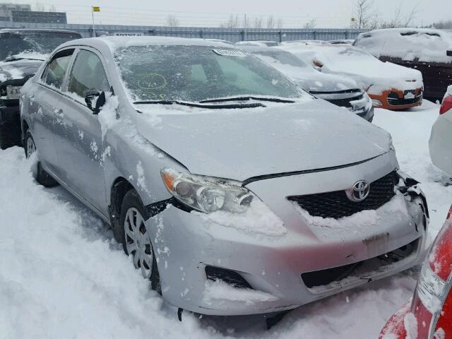 2T1BU40E29C153661 - 2009 TOYOTA COROLLA BA SILVER photo 1