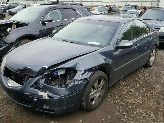 JH4KB16515C019477 - 2005 ACURA RL BLUE photo 2