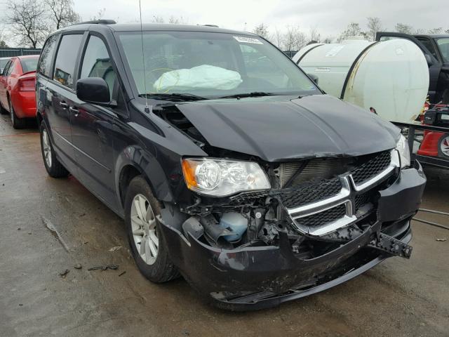 2C4RDGCG7ER110120 - 2014 DODGE GRAND CARA BLACK photo 1