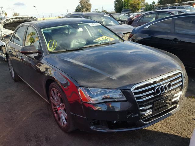 WAURGAFD5EN008346 - 2014 AUDI A8 L QUATT BLACK photo 1