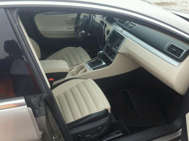 WVWMN7AN7CE510181 - 2012 VOLKSWAGEN CC SPORT BEIGE photo 5