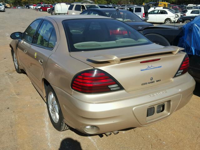 1G2NF52E24M640630 - 2004 PONTIAC GRAND AM S თაფლისფერი ფოტო 3