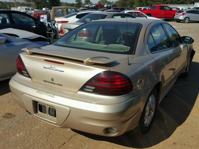 1G2NF52E24M640630 - 2004 PONTIAC GRAND AM S თაფლისფერი ფოტო 4