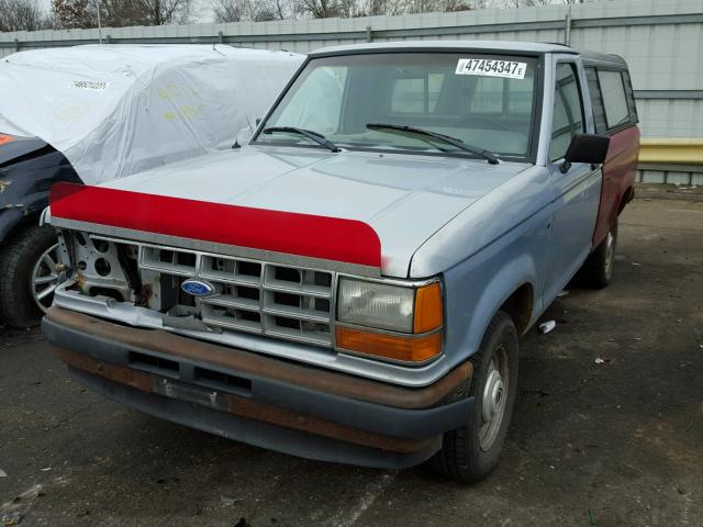 1FTCR10A1MUE50627 - 1991 FORD RANGER SILVER photo 2