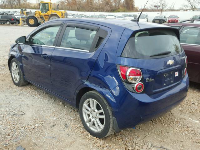 1G1JC6SH3D4194130 - 2013 CHEVROLET SONIC LT BLUE photo 3