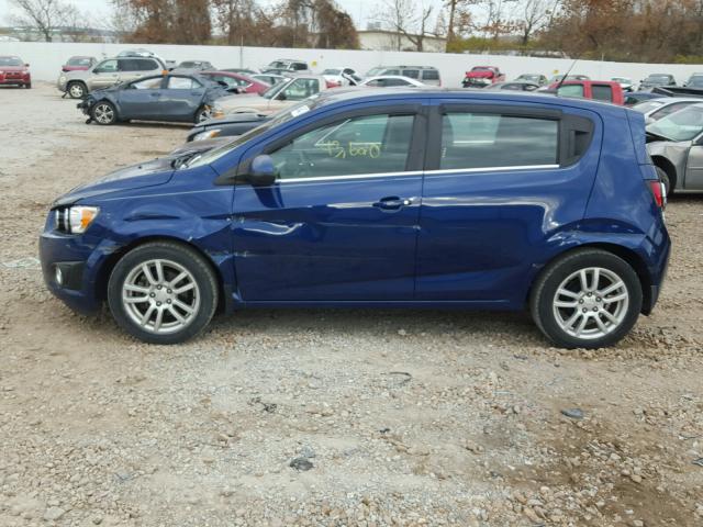 1G1JC6SH3D4194130 - 2013 CHEVROLET SONIC LT BLUE photo 9