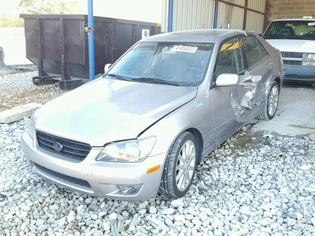 JTHBD192630075599 - 2003 LEXUS IS 300 SILVER photo 2