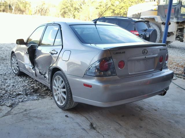 JTHBD192630075599 - 2003 LEXUS IS 300 SILVER photo 3