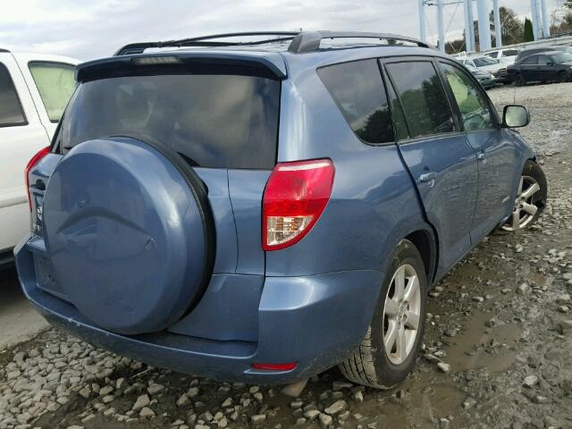 JTMBD31V775057608 - 2007 TOYOTA RAV4 LIMIT BLUE photo 4