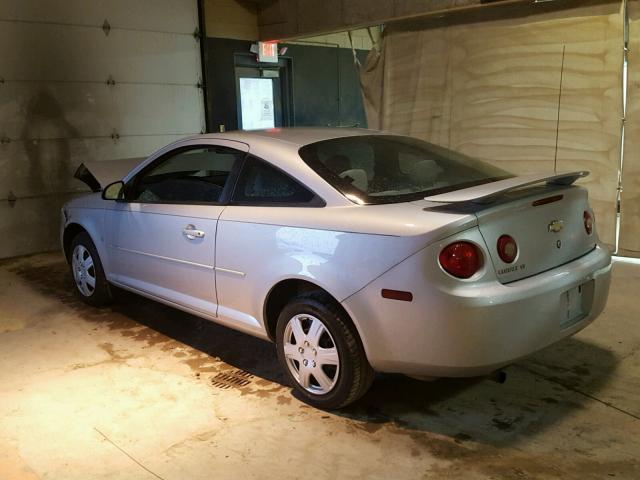 1G1AL15F777170204 - 2007 CHEVROLET COBALT LT SILVER photo 3