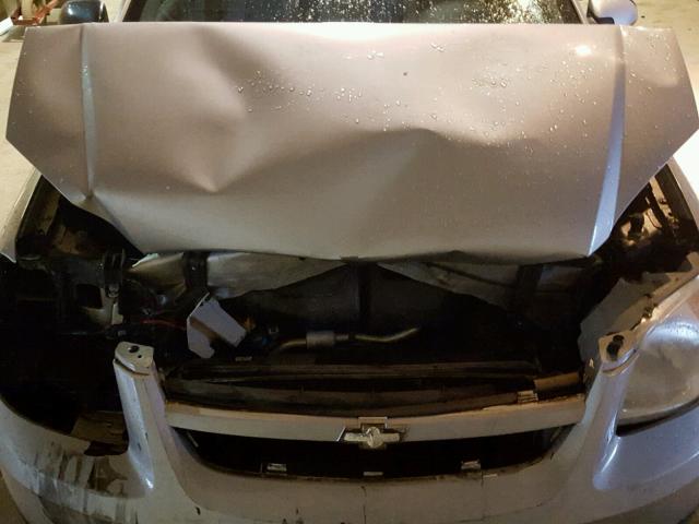 1G1AL15F777170204 - 2007 CHEVROLET COBALT LT SILVER photo 7