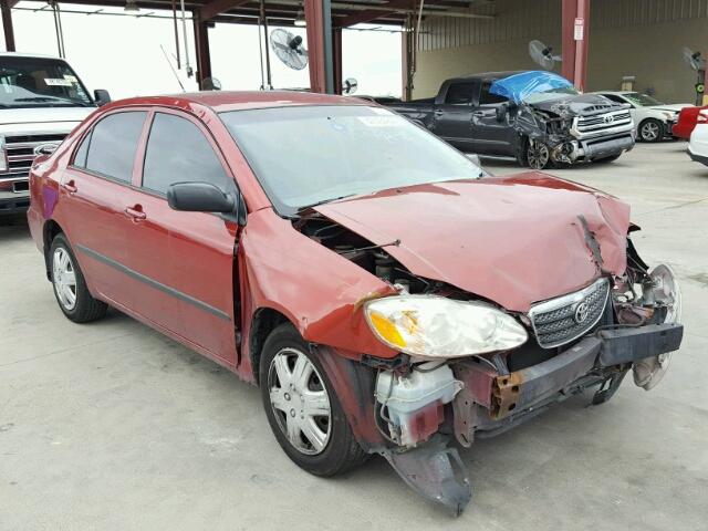 1NXBR32E68Z026837 - 2008 TOYOTA COROLLA CE RED photo 1