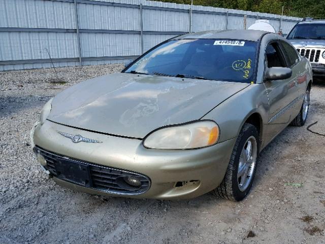 4C3AG42H11E107690 - 2001 CHRYSLER SEBRING LX GOLD photo 2