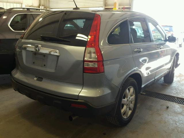 5J6RE48798L035173 - 2008 HONDA CR-V EXL SILVER photo 4