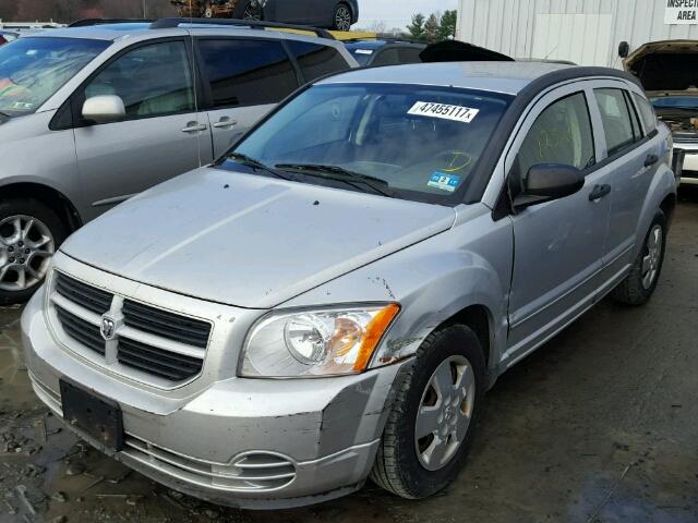 1B3HB28B98D738352 - 2008 DODGE CALIBER SILVER photo 2