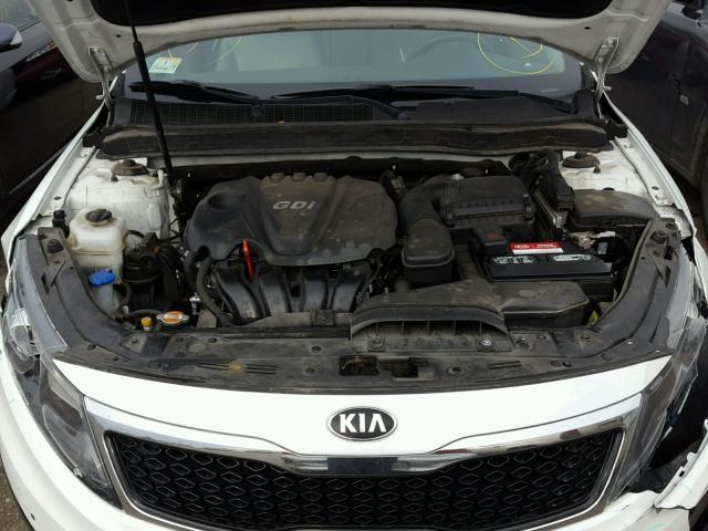 5XXGM4A70DG090941 - 2013 KIA OPTIMA LX WHITE photo 7