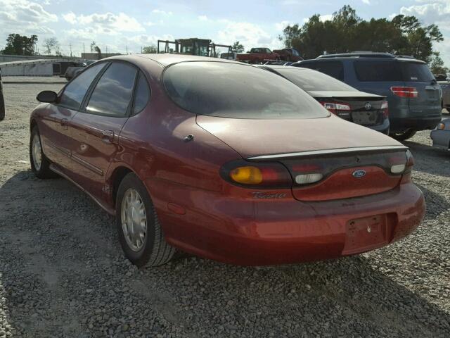 1FALP53SXTA296233 - 1996 FORD TAURUS LX RED photo 3