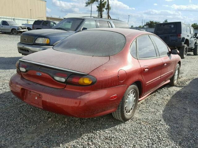 1FALP53SXTA296233 - 1996 FORD TAURUS LX RED photo 4