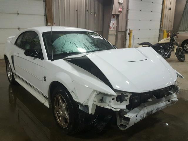 1FAFP40614F214201 - 2004 FORD MUSTANG WHITE photo 1