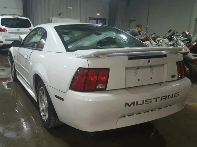 1FAFP40614F214201 - 2004 FORD MUSTANG WHITE photo 3