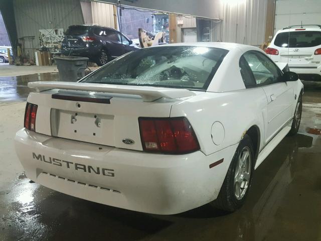 1FAFP40614F214201 - 2004 FORD MUSTANG WHITE photo 4