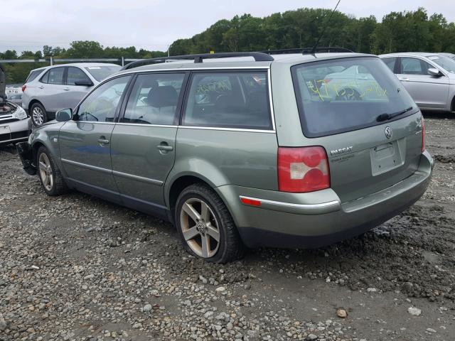 WVWYH63B34E130939 - 2004 VOLKSWAGEN PASSAT GLX 绿色 照片 3