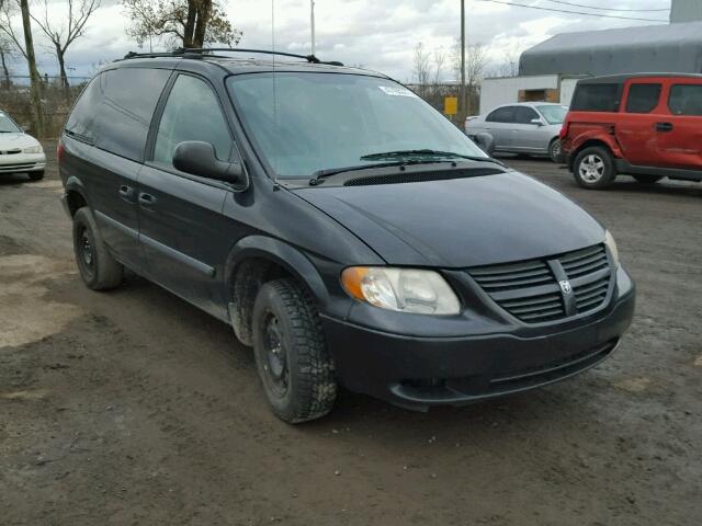 1D4GP25R45B243774 - 2005 DODGE CARAVAN SE BLACK photo 1