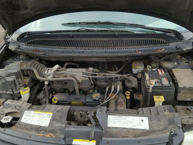 1D4GP25R45B243774 - 2005 DODGE CARAVAN SE BLACK photo 7