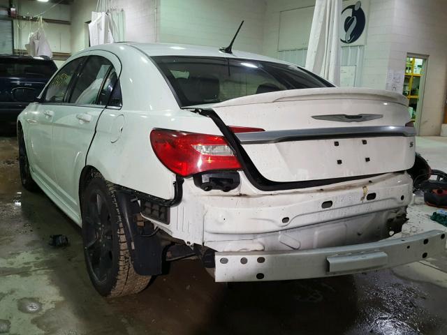 1C3CCBCG1DN755101 - 2013 CHRYSLER 200 LIMITE WHITE photo 3