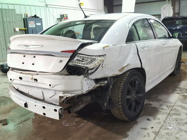 1C3CCBCG1DN755101 - 2013 CHRYSLER 200 LIMITE WHITE photo 4