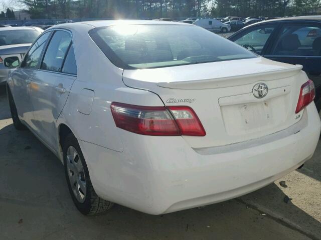 4T1BE46K68U748410 - 2008 TOYOTA CAMRY CE WHITE photo 3