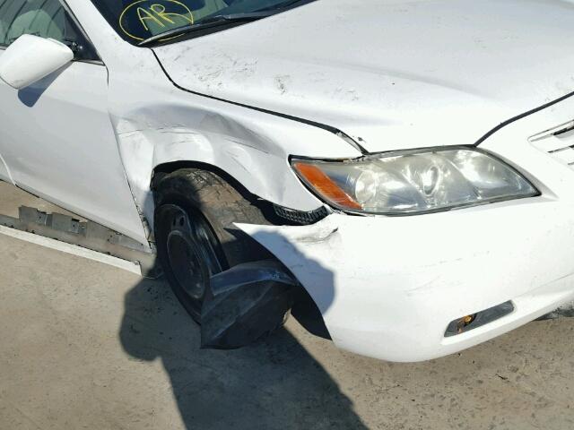 4T1BE46K68U748410 - 2008 TOYOTA CAMRY CE WHITE photo 9