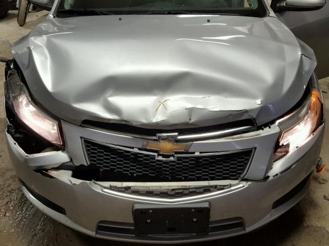 1G1PC5SB4E7128718 - 2014 CHEVROLET CRUZE LT SILVER photo 7