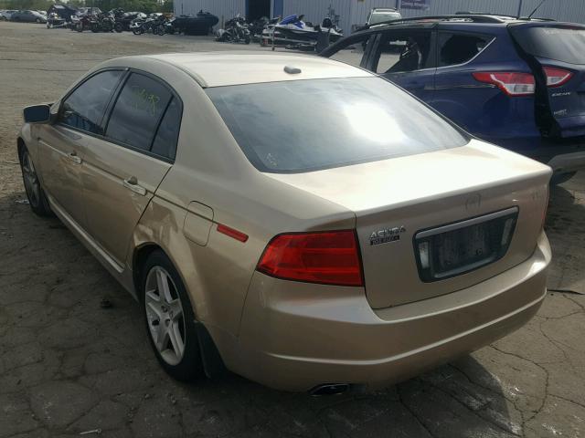 19UUA66204A020504 - 2004 ACURA TL GOLD photo 3