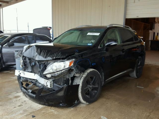 JTJBK1BA2A2426905 - 2010 LEXUS RX 350 BLACK photo 2