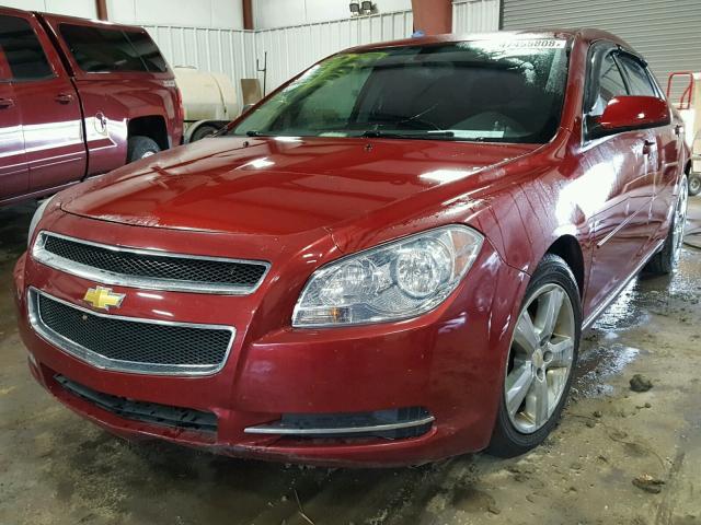 1G1ZC5E14BF325398 - 2011 CHEVROLET MALIBU 1LT RED photo 2