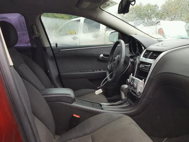 1G1ZC5E14BF325398 - 2011 CHEVROLET MALIBU 1LT RED photo 5