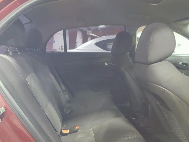 1G1ZC5E14BF325398 - 2011 CHEVROLET MALIBU 1LT RED photo 6
