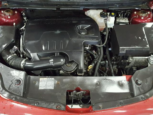 1G1ZC5E14BF325398 - 2011 CHEVROLET MALIBU 1LT RED photo 7