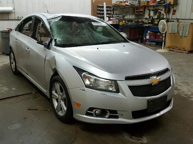 1G1PE5SB9D7319818 - 2013 CHEVROLET CRUZE LT SILVER photo 1