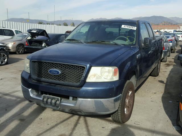 1FTRX12WX4NA24874 - 2004 FORD F150 BLUE photo 2