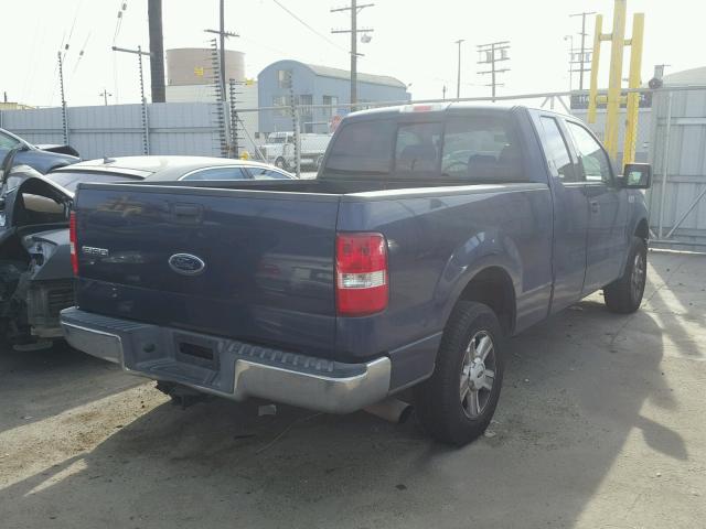 1FTRX12WX4NA24874 - 2004 FORD F150 BLUE photo 4