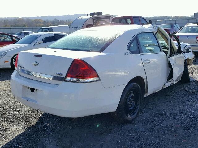 2G1WB55K781246211 - 2008 CHEVROLET IMPALA LS WHITE photo 4