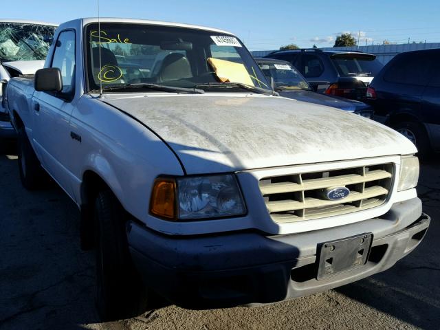 1FTYR10D02PA93601 - 2002 FORD RANGER WHITE photo 1