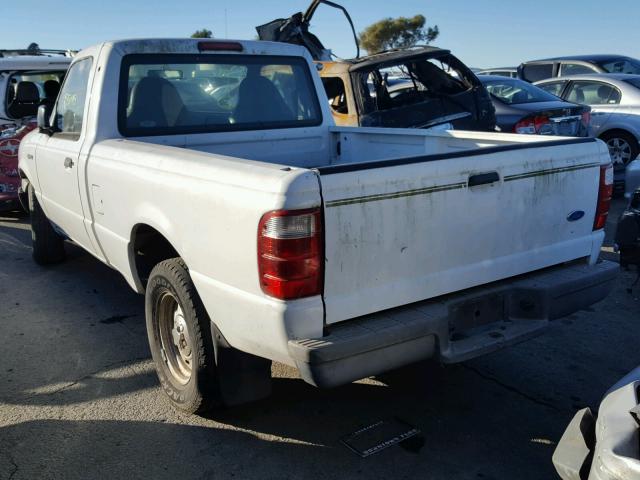 1FTYR10D02PA93601 - 2002 FORD RANGER WHITE photo 3