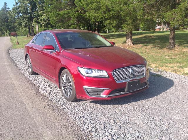 3LN6L5LU4HR602453 - 2017 LINCOLN MKZ HYBRID RED photo 1