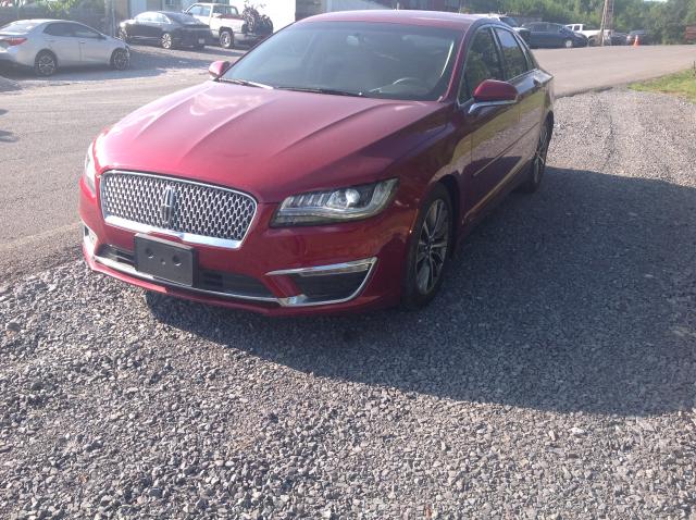 3LN6L5LU4HR602453 - 2017 LINCOLN MKZ HYBRID RED photo 2