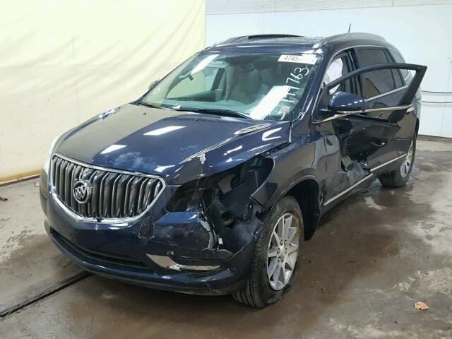 5GAKVBKD9HJ149763 - 2017 BUICK ENCLAVE BLUE photo 2